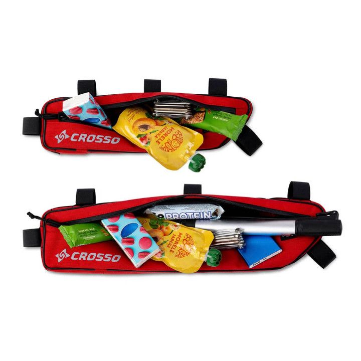 Crosso Zipper Frame Bag – Borsa da telaio bikepacking