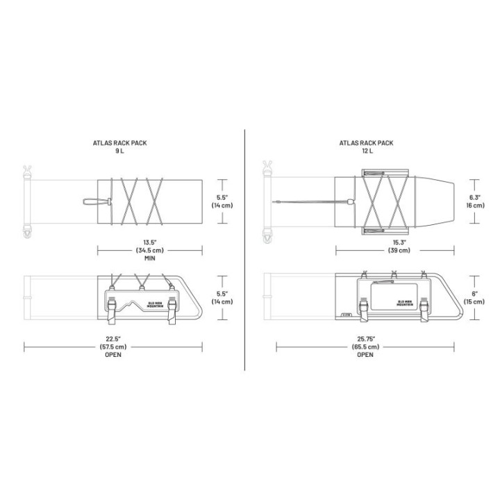 Old Man Mountain Atlas 9L borsa portapacchi