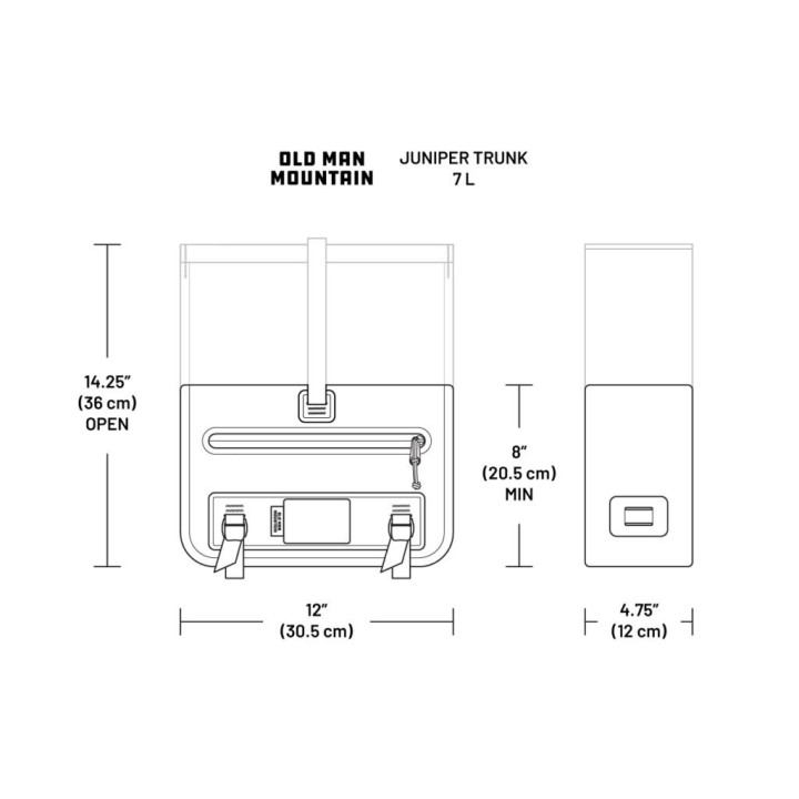 Old Man Mountain Juniper Trunk waterproof rack bag