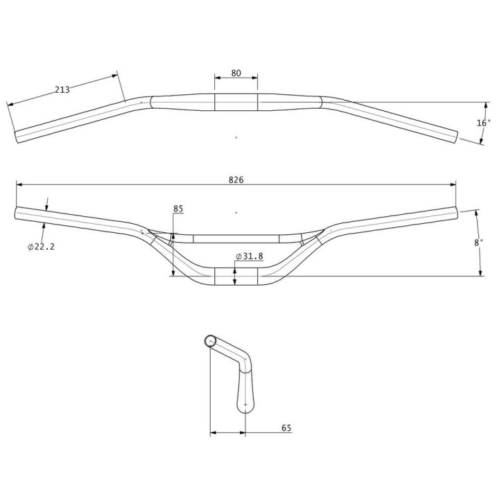 Teravail Moonstone | Carbon High-Rise MTB Handlebar | Bikejamming