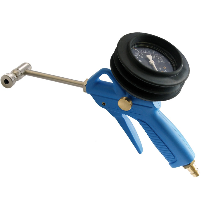 Pistola riempim copert + manometro Allig per DV/SV/AV, fino a 10 bar/145 psi  
