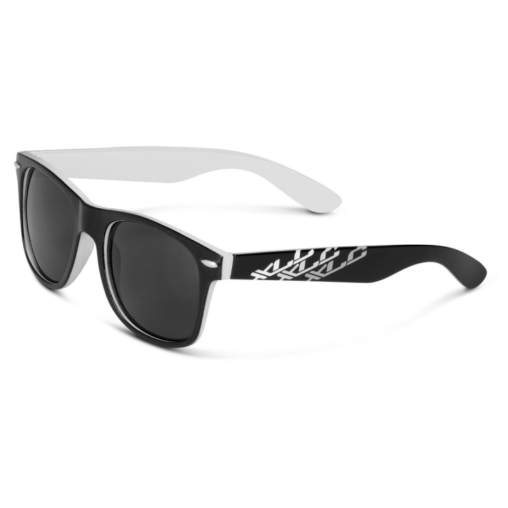 occhiali da sole XLC 'Madagaskar''SG-F06 montatura bianco/nero lenti col.fumo  
