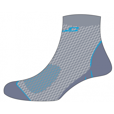 Calze Merino MTB XLC CS-L01 grigio/blu