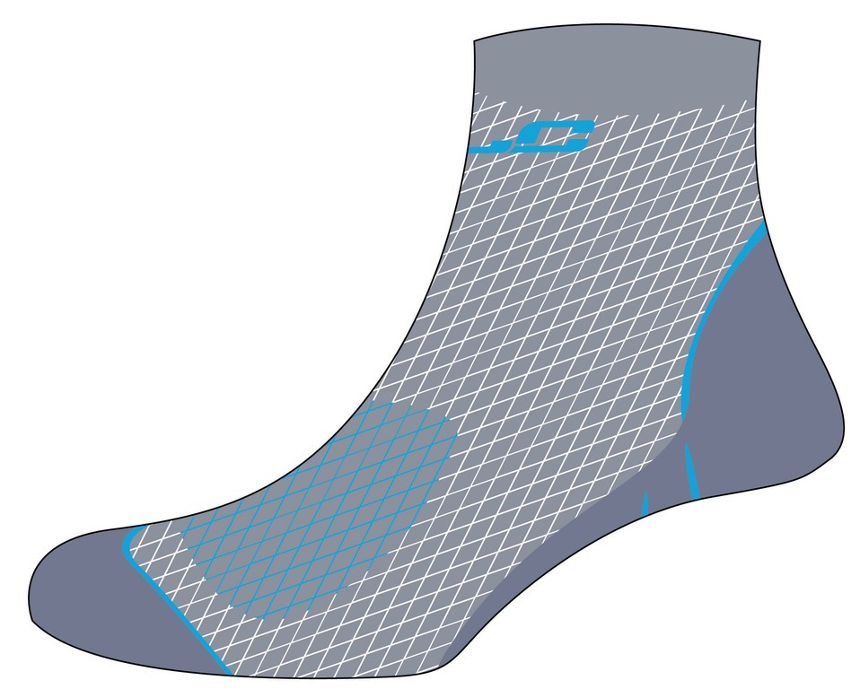 Calze Merino MTB XLC CS-L01 grigio/blu