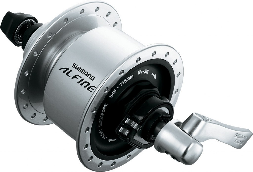 Shimano Alfine mozzo con dinamo RA DHS501 36 fori per Center