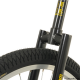 Monociclo QU-AX 20" Luxus nero 1103 con cerchio in allum. ruota, nero 