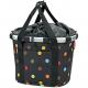 Borsa city Bikebasket puntini, 35x28x26 cmm KLICKfix 