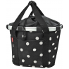 Klickfix City Bikebasket black dots