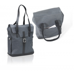 XLC Borsa shopping 'Community Line' slade grey, 32x13x36cm, 15ltr 