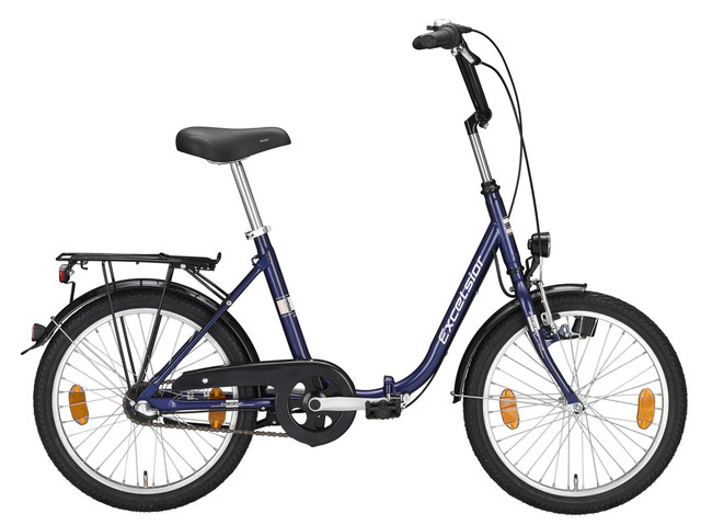 Excelsior bici pieghevole 20" True Blue 1V contropedale