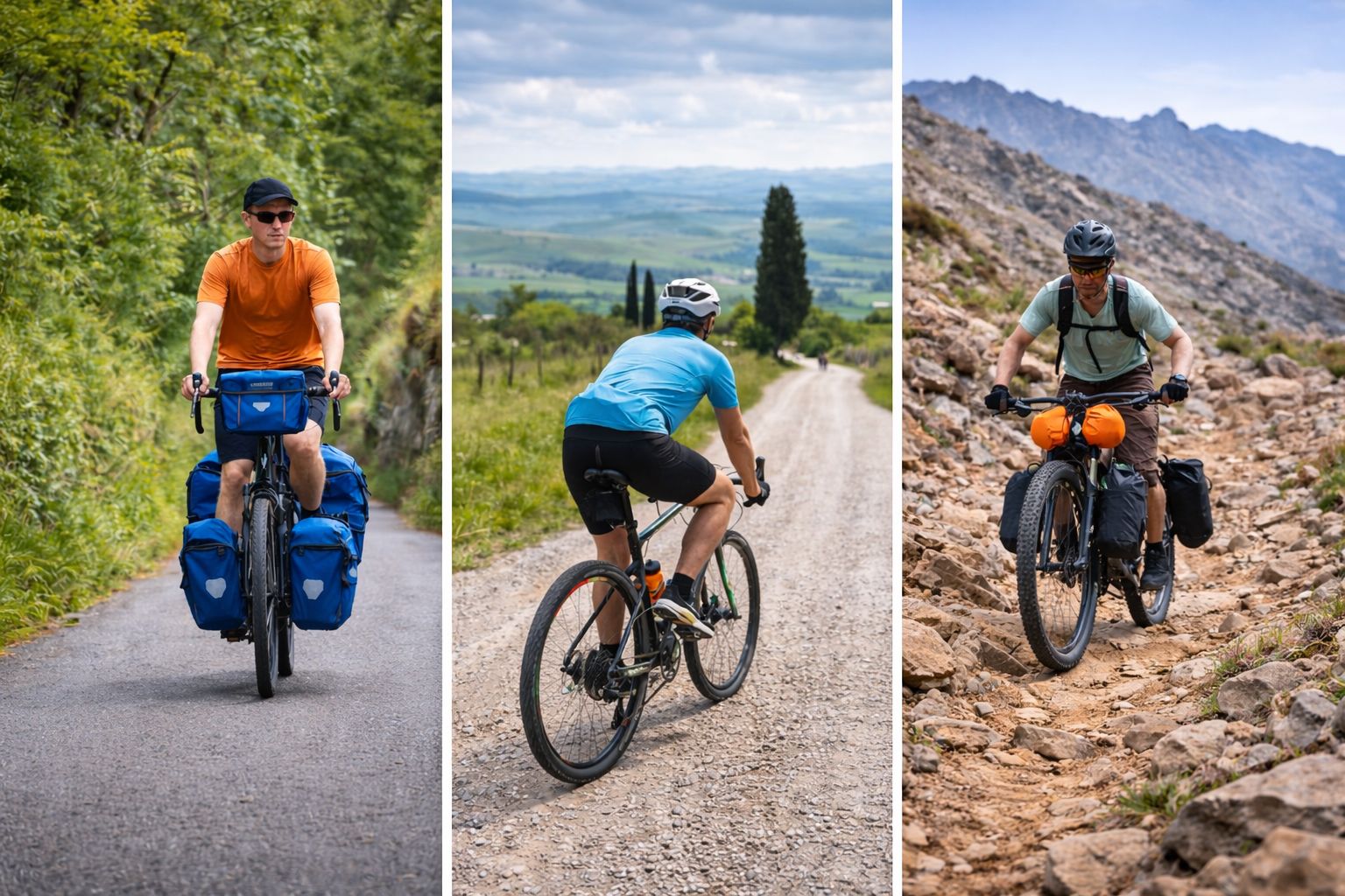 Different types of touring bikes