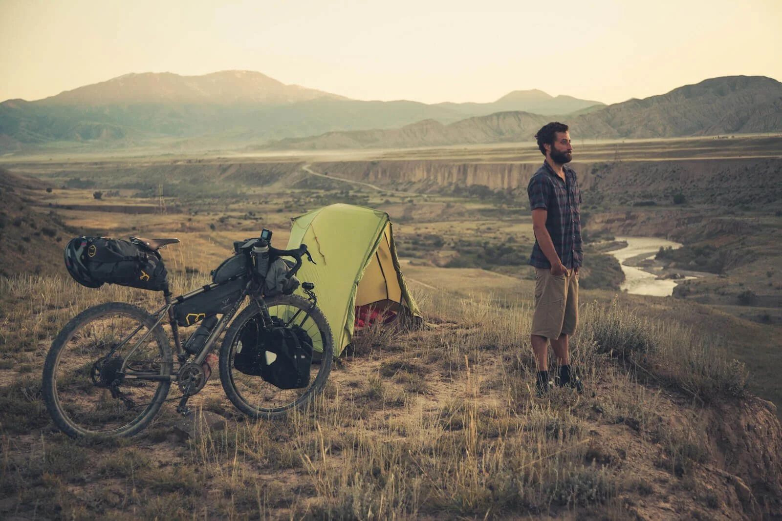 Bombtrack Beyond 1 on a bikepacking trip
